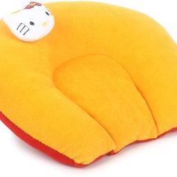 BABY SEED PILLOW, Pillow for Newborn Baby-Round Head Shaping Pillow, 0-12 Months Microfibre Animals Baby Pillow Pack of 1-image-90