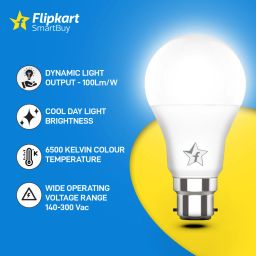 flipkart smartbuy 9 W Basic Round B22 LED Bulb image 4