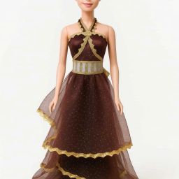 soft doll toy is wearing exclusive dress-image-12