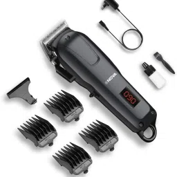 NOVA Professional Rechargeable and Cordless NHT 1083 Hair Clipper Trimmer 120 minRuntime 5 Length Settings-image-55