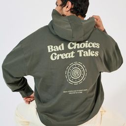 Styli Men Typography Printed Hood Cotton Pullover Ribbed Sweatshirt-image-31