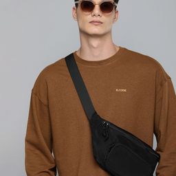 R.Code by The Roadster Life Co. Men Solid Sweatshirt-image-22
