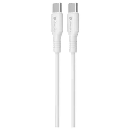 UltraProlink Boost GaN 65W Type A & Type C 3-Port Fast Charger (Type C to Type C Cable, Multi-Layer Protection, White) image 3