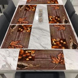 Rectangular Pack of 6 Table Placemat-image-37