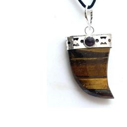 tiger eye crystal nail shaped multi colour pendant Crystal Crystal Pendant-image-27