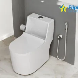 Rimless Commode for Toilet/One Piece Western Toilet/Commode (9 inch) S-Trap nova m Western Commode-12