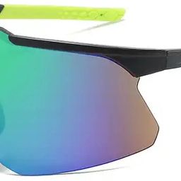 UV Protection, Mirrored, Riding Glasses Sports, Wrap-around Sunglasses (Free Size)-image-35