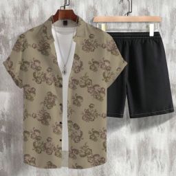Shirt Regular Shorts Co-ords Set-image-89
