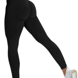 Solid Women Black Tights-image-21