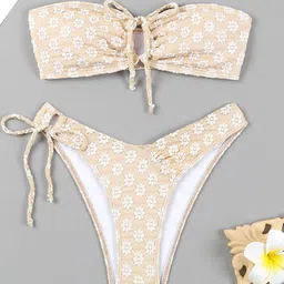 LULU & SKY Embroidered Strapless Swim Bikini Set-picture-22