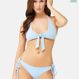 SECRETS BY ZEROKAATA Pack Of 2 Ribbed Beach Wear Bikini Sets-image-85