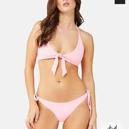 SECRETS BY ZEROKAATA Pack Of 2 Ribbed Beach Wear Bikini Sets-image-97