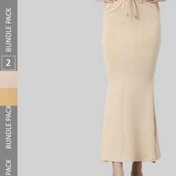 TWIN BIRDS Pack Of 2 Stretchable Saree Shapewear-image-108