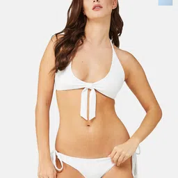 SECRETS BY ZEROKAATA Pack Of 2 Assorted Stretchable Ribbed Beach Wear Bikini Set-image-5