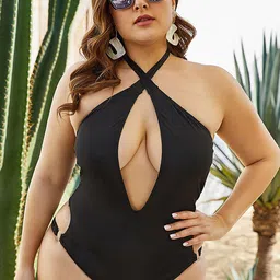 LULU & SKY Plus Size Cut-out Swim Bodysuit-image-28