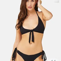 SECRETS BY ZEROKAATA Pack Of 2 Ribbed Beach Wear Bikini Sets-image-78
