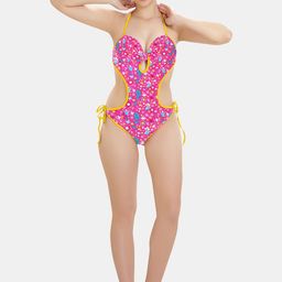 FILMAX ORIGINALS Floral Butterfly One-Piece Bikini Printed Swimsuit-image-73