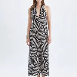 DeFacto Printed Swimwear Cover Up Top-image-68