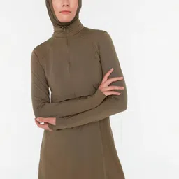 Trendyol Hooded Long Sleeved Swim Set-picture-44