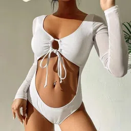 Stylecast X KPOP Round Neck Long Sleeves Bodysuit-image-22