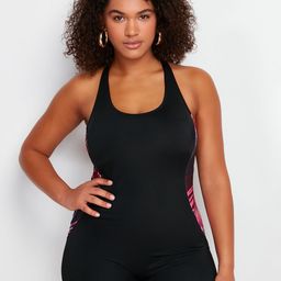 Trendyol Round Neck Swim Bodysuit-image-6