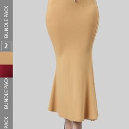 TWIN BIRDS Pack Of 2 Stretchable Saree Shapewear-image-47