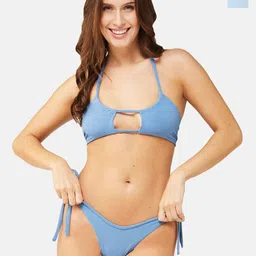 SECRETS BY ZEROKAATA Pack Of 2 Ribbed Beach Wear Bikini Sets-image-84