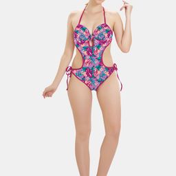 FILMAX ORIGINALS Floral Butterfly One-Piece Bikini Printed Swimsuit-image-74