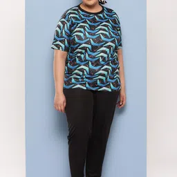 BAESD Abstract Printed Sports Swim Set-image-35