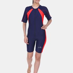 FILMAX ORIGINALS Colour-Blocked Padded Swimwear Kneesuit-picture-13