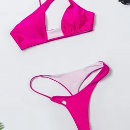 Stylecast X KPOP Halter Neck Swim Bikini Set-picture-36