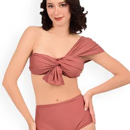 bare dezire Strap Neck Swim Bikini Set-image-92