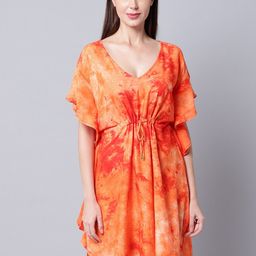 EROTISSCH Tie-and-Dye Swimwear Cover up Top-image-87
