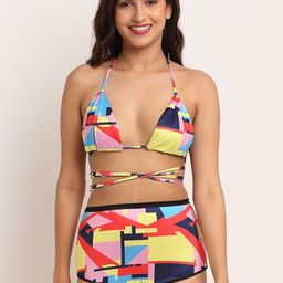 EROTISSCH Women Printed Swim Bikini Set-image-126