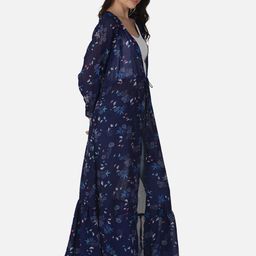 mod & shy Printed Longline Tie-Up Shrug image 2