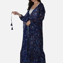 mod & shy Printed Longline Tie-Up Shrug image 3