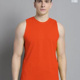 FBAR Pack Of 2 Round Neck Sleeveless Bio-Wash Pure Cotton Innerwear Gym Vest-image-41