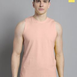 FBAR Pack Of 2 Round Neck Sleeveless Bio-Wash Pure Cotton Innerwear Gym Vest-image-96