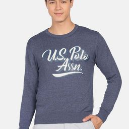 U.S. Polo Assn. Denim Co. Typography Printed Pullover-picture-3