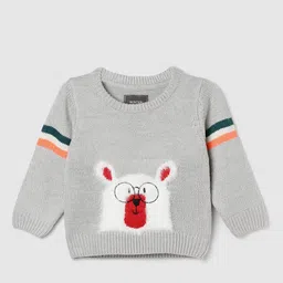 max Boys Graphic Self Design Pullover Sweater-image-19