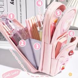Girls Pink Cosmetic Bag-image-5