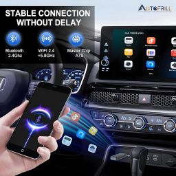 AUTOFRILL 2 in 1 Wireless Carplay & Android Auto Adapter Converts Wired to Wireless Dongle for Car | Quick Connection & Auto Reconnect | Bluetooth 5.3 & 5.8Ghz WiFi | Easy to Setup iOS & Android image 5