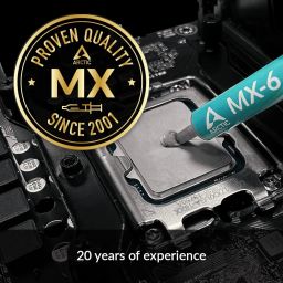 ARCTIC MX-6 (2 g) - Ultimate Performance Thermal Paste for CPU, Consoles, Graphics Cards, laptops, Very high Thermal Conductivity, Long Durability, Non-Conductive, Non-capacitive image 4