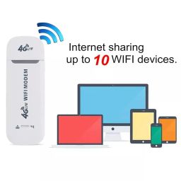 QIWA® High Speed Portable 4G Wireless Modem- 150 Mbps 4G WiFi Dongle, All Sim Support WiFi Router, Connects Up to 10 Devices WiFi Hotspot Device image 4