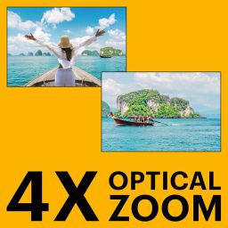 KODAK PIXPRO WPZ2 Rugged Waterproof Shockproof Dustproof WiFi Digital Camera 16MP 4X Optical Zoom 1080P Full HD Video Vlogging Camera 2.7" LCD (Blue) image 4