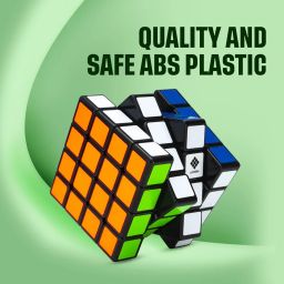 Cubelelo Drift 4x4 (Black) | Challenging Brain Teaser Puzzle Toy for Beginners and Advanced Players | Fast Speed Cube Optimized for Smooth Spinning (Multicolour) image 3