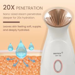 MEDTECH® Handyvap 2 in 1 Vaporizer for Cold & Cough + Steamer for Face Steam | Steam Inhaler & Vaporizer Machine with Nano-Ionic Technology | Fast Mist in 30sec | 1 Year Doorstep Warranty | VAP-100 image 2