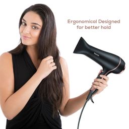 Beurer Next-level HC-30 with Germen Technology, 2400 Watts Hair Dryer with 3 heat levels, cold air setting, soft touch surface, 2 fan speeds, loop for hanging anywhere-3 Year warranty by Beurer,black image 4