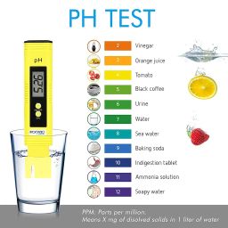 Konvio Neer Digital pH Meter, with 0-14 pH scale for water testing Drinking Water, Hydroponics, Aquariums and Swimming Pools, with Buffer Powder | Color May Vary image 4
