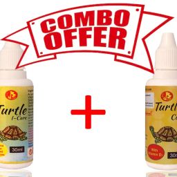 Pet Care International (PCI) Turtle i-Care & Turtle Cal Drop - Swollen, Inflamed, Infected Eye & for Strong Shell and Provide Essential Calcium of Healthy Turtle Healthcare (Combo) (30ml) image 1